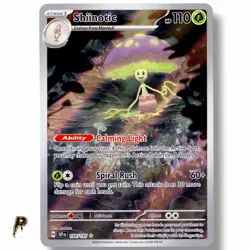 Shiinotic 194/191 - 2024 Surging Sparks Illustration Rare Holo Pokemon Card NM - Image 1