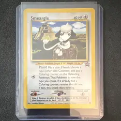 Nintendo Pokemon Smeargle Promo Card 32/Promo Basic 40HP Painter 2001 - Image 1
