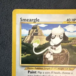 Nintendo Pokemon Smeargle Promo Card 32/Promo Basic 40HP Painter 2001 - Image 4