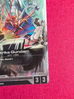 Tournament Promo Alt Art Foil Gundam Card Game CCG TCG SEED Strike Gundam Holo - Image 5