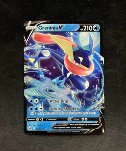 Greninja V 073/264 Holo Rare Fusion Strike Pokemon Card Near Mint Pack Fresh - Image 1