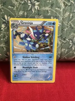 Greninja NON HOLO RARE 40/122 Pokemon TCG XY BreakPoint Card MP - Image 1