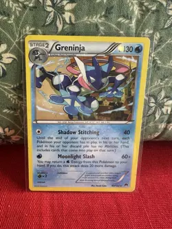 Greninja NON HOLO RARE 40/122 Pokemon TCG XY BreakPoint Card MP - Image 3