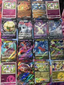 Pokemon 16 Card Lot nm V Max Mega SR Amazing Ex HOLO Rare Hits Only F39 - Image 1