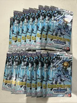 Digimon Exceed Apocalypse Card Game BT15 Booster Pack - LOT of 18 - SEALED! - Image 1