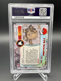 PSA 8 MINT SPARKLE Graveler #75 (Topps Chrome Series 1) Holo Pokemon Card - Image 2