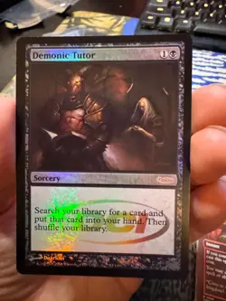 Demonic Tutor FOIL Judge Gift Card 2008 (G08) #3 MTG Magic the Gathering - Image 1