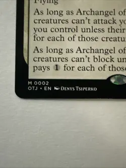 Mtg Archangel of Tithes 0002 Outlaws of Thunder Junction Regular Mythic NM - Image 2