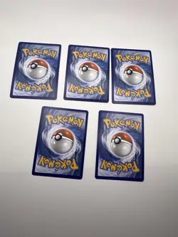 Pokemon x5 Holo Cards Basic Fire Metal Fighting Grass Lightning SWSH Set - Image 4