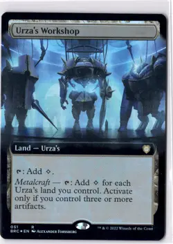 Urza's Workshop NM/M* FOIL EXTENDED Commander Brother's War 051 mtg -UnltdCards - Image 1