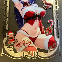 Goddess Story Gold METAL Card - Serial Number #074/100! Shogun Anime *READ* - Image 3