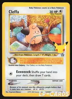 Cleffa - 20/111 - Holo Rare - Celebrations Classic - Pokemon Card - Image 1