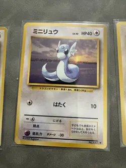 Pokemon TCG 3 Card Lot Japanese 1996 Fearow Dratini Rattata - Image 3