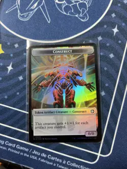 Mercenary Construct Token Foil Outlaws Of Thunder Junction - NM T0010 T0003 MTG - Image 1