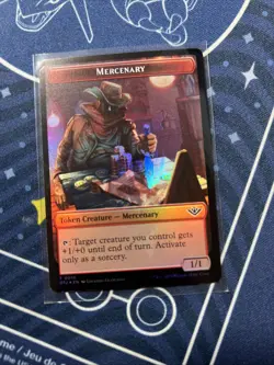 Mercenary Construct Token Foil Outlaws Of Thunder Junction - NM T0010 T0003 MTG - Image 2