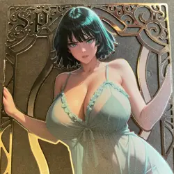 Goddess Story Gold METAL Card Maiden Party Serial Number #021/200! Fubuki - Image 2