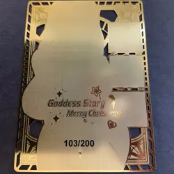 Goddess Story Gold METAL Card - Serial Number #103/200! Chika **READ** - Image 5