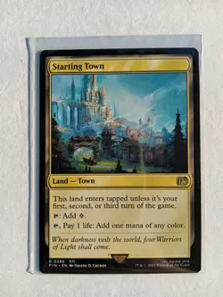 Starting Town Final Fantasy Regular Land Magic The Gathering MTG Rare - Image 1