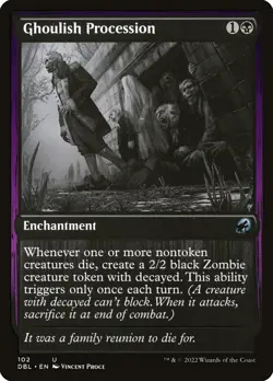 Ghoulish Procession Innistrad: Double Feature MTG NM - Image 1