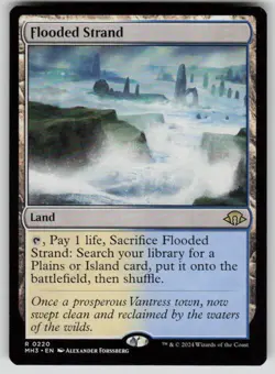 Flooded Strand Rare Modern Horizons 3 220 MTG Near Mint 2024 - Image 1