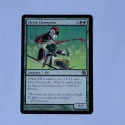 Magic The Gathering Elvish Champion Duels Planeswalkers Rare Green Creature EN - Image 1