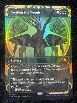 Awaken the Woods Secrets of Strixhaven: Mystical Archive Foil MTG #49 - Image 1