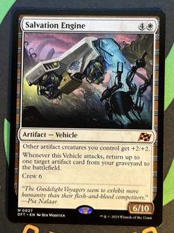x1 Salvation Engine DFT Aetherdrift MTG 27 MYTHIC M/NM 1x - Image 1