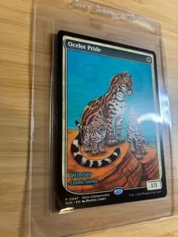 MTG Ocelot Pride 0047 Textless NON-Foil Lorwyn Store Championship Winner Promo - Image 3