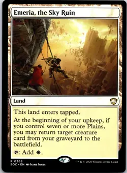 Emeria, the Sky Ruin 368 Commander: Secrets of Strixhaven NM - Image 1