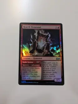 MTG - Hearth Elemental (Foil) - Wilds of Eldraine NM/M Condition - Image 1