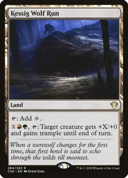 MTG Kessig Wolf Run [Commander 2020] Lightly Played Magic - Image 1