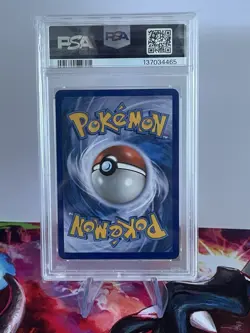 2013 POKEMON B&W LEGEND TREASURES RADIANT COLL #RC21 FULL ART/SHAYMIN EX PSA 8 - Image 2