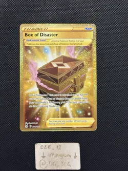 Pokemon Lost Origin - Box Of Disaster - 214/195 - GOLD Full Art - LP - Image 1