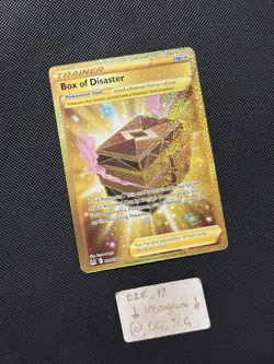 Pokemon Lost Origin - Box Of Disaster - 214/195 - GOLD Full Art - LP - Image 3