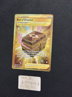 Pokemon Lost Origin - Box Of Disaster - 214/195 - GOLD Full Art - LP - Image 4