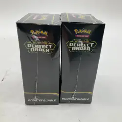 Lot of (2) Pokemon TCG Mega Evolution Perfect Order Booster Bundles SEALED - Image 3
