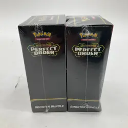 Lot of (2) Pokemon TCG Mega Evolution Perfect Order Booster Bundles SEALED - Image 4