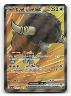Bouffalant ex 162/086 - White Flare - Pokemon Card NM/M - Image 1