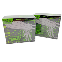 Lot of (2) Pokemon TCG Mega Evolution Perfect Order Elite Trainer Boxes SEALED - Image 1