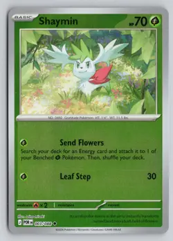 SHAYMIN 003/088 UNCOMMON PERFECT ORDER POKEMON REVERSE HOLO NM - Image 1
