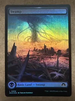 Foil* Swamp - Modern Horizons 3 - Land - 306 - NM MTG - Image 1