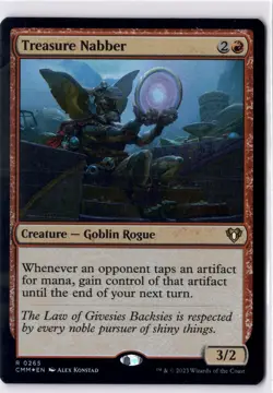 Treasure Nabber NM/M* FOIL Commander Masters ENGLISH 0265 mtg -UnltdCards - Image 1