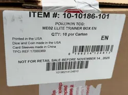 Pokemon TCG Phantasmal Flames ME02 Elite Trainer Box Case SEALED/NEW - Image 3