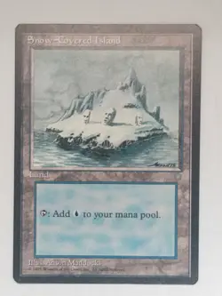 Snow-Covered Island - Ice Age (ICE) - #348 - Magic: The Gathering - MTG - LP - Image 1