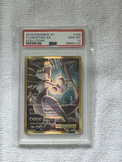 2016 Pokemon XY Evolutions Mewtwo FA #103 PSA 10 - Image 1