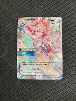 Ahri - Inquisitive - Spiritforged Signed 227*/221 (English) - Image 4