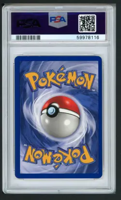 DRAGONITE HOLO 4/62 FOSSIL POKEMON PSA 8 - Image 2