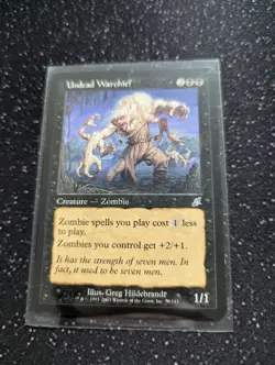 MTG Scourge Undead Warchief - Heavy Play - read descrip! - Image 1