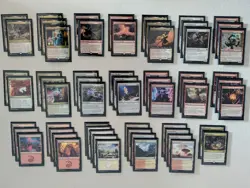 MTG (White/Red) Murders at Karlov Manor & Outlaws of Thunder Junction (60)Damage - Image 1