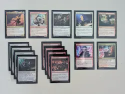 MTG (White/Red) Murders at Karlov Manor & Outlaws of Thunder Junction (60)Damage - Image 2